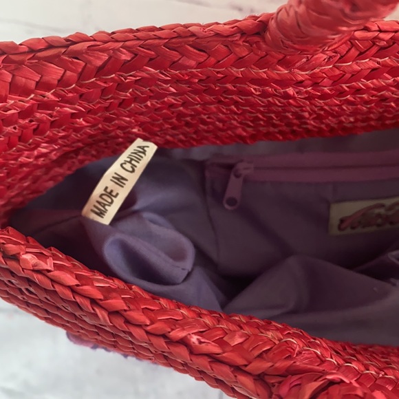 RARE Vintage straw tote bag - Picture 14 of 14